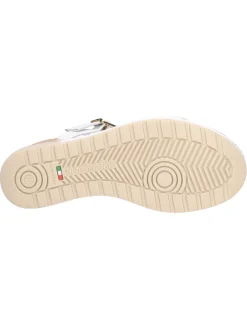 Sandalo con zeppa Nero Giardini da donna bianco