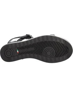 Sandalo con zeppa Nero Giardini da donna nero