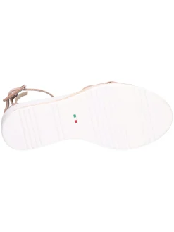 Sandalo con zeppa Nero Giardini da donna nude