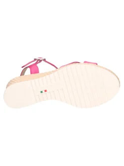 Sandalo con zeppa Nero Giardini da donna fucsia