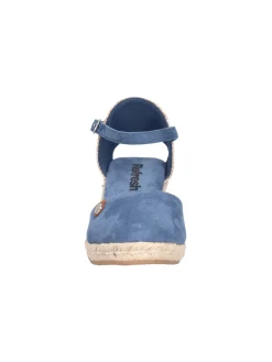Sandalo con zeppa Refresh Vegan da donna blu jeans