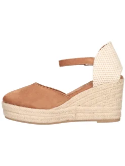 Sandalo con zeppa Refresh Vegan da donna cuoio