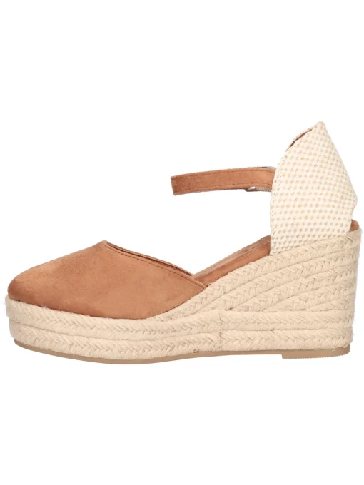Sandalo con zeppa Refresh Vegan da donna cuoio