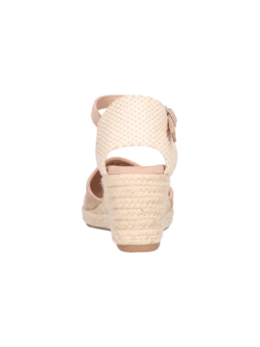 Sandalo con zeppa Refresh Vegan da donna beige