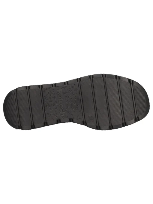 Sandalo con zeppa Refresh Vegan da donna nero