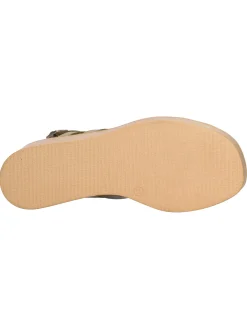 Sandalo con zeppa Wonders da donna verde