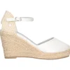 Sandalo con zeppa Xti Vegan da donna argento