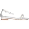 Sandalo elegante basso Albano Vanity da donna argento