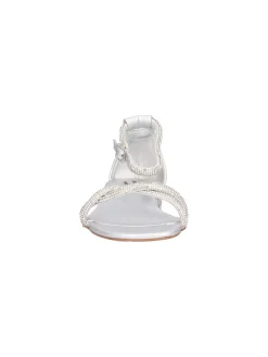 Sandalo elegante basso Albano Vanity da donna argento