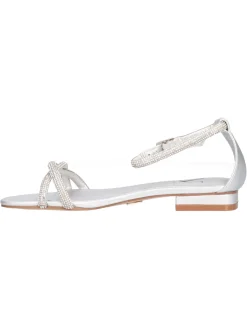 Sandalo elegante basso Albano Vanity da donna argento