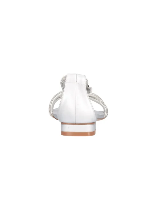 Sandalo elegante basso Albano Vanity da donna argento