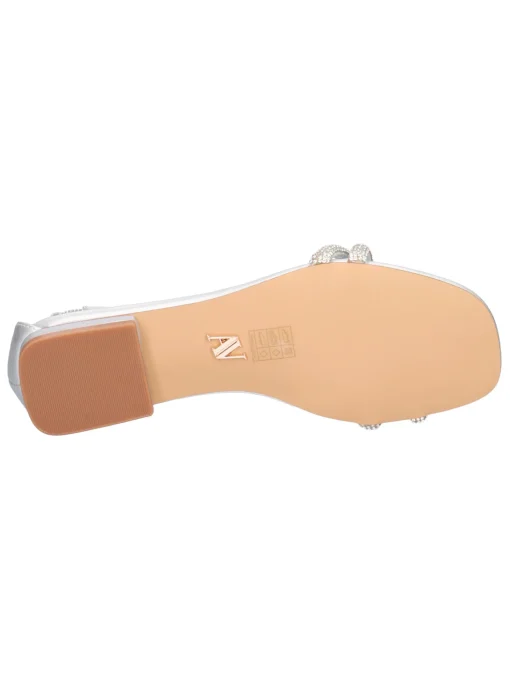 Sandalo elegante basso Albano Vanity da donna argento