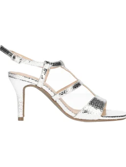 Sandalo elegante con tacco fino Menbur da donna argento