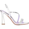 Sandalo elegante con tacco fino Albano da donna argento