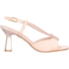 Sandalo elegante con tacco largo Valleverde da donna cipria