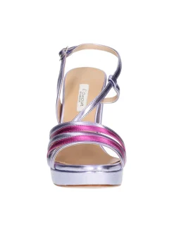 Sandalo elegante con tacco largo L'Amour da donna lilla
