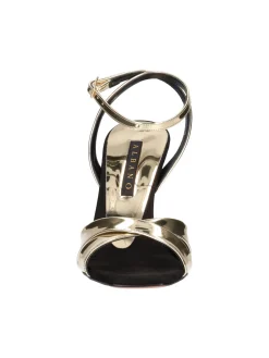 Sandalo elegante con tacco fino Albano da donna platino