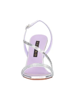 Sandalo elegante con tacco fino Albano da donna argento