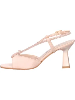 Sandalo elegante con tacco largo Valleverde da donna cipria