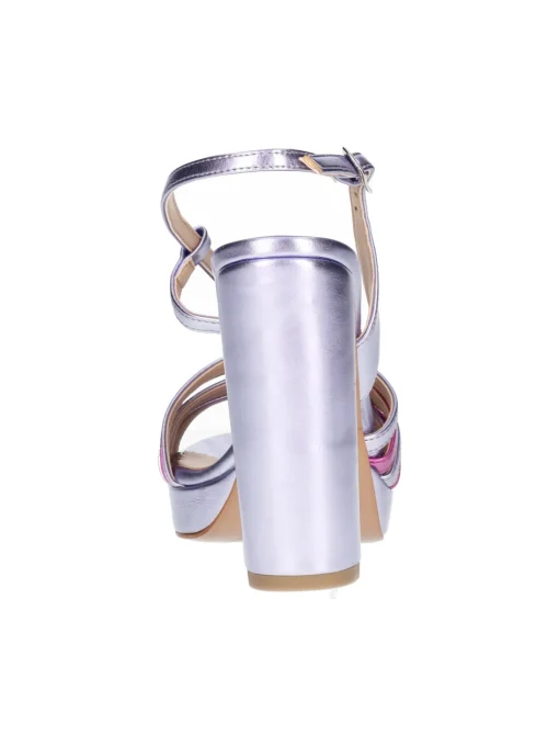 Sandalo elegante con tacco largo L'Amour da donna lilla