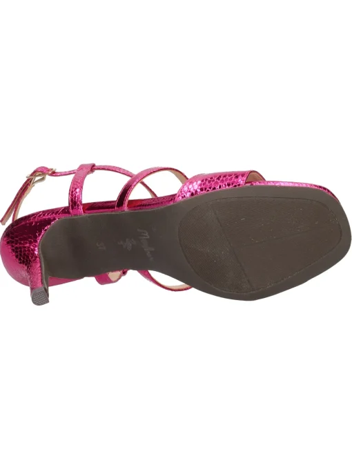 Sandalo elegante con tacco fino Menbur da donna fucsia
