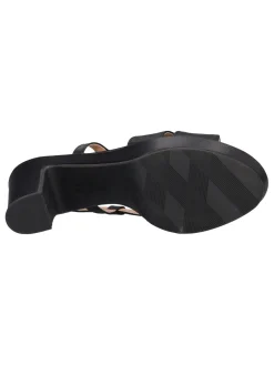 Sandalo elegante con tacco largo Valleverde da donna nero