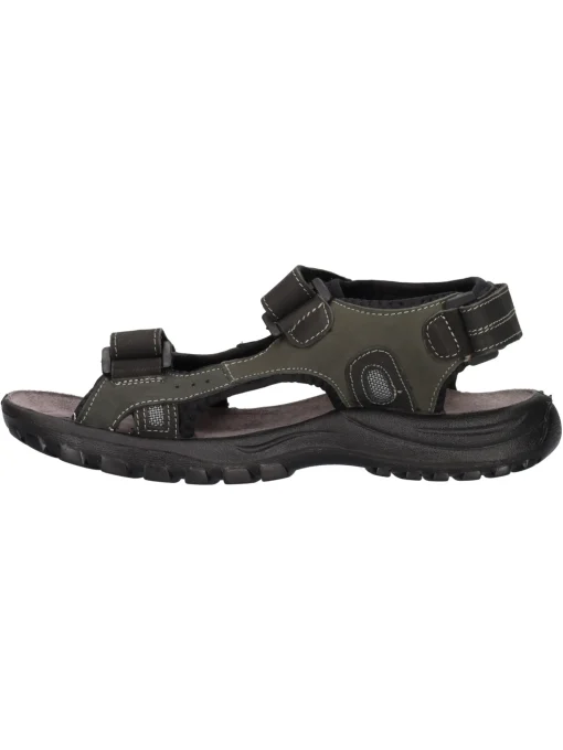 Sandalo Grisport da uomo nero e grigio scuro