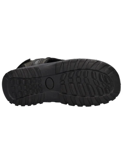 Sandalo Grisport da uomo nero e grigio scuro