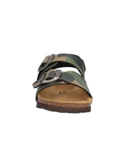 Sandalo Grunland da bambino verde militare