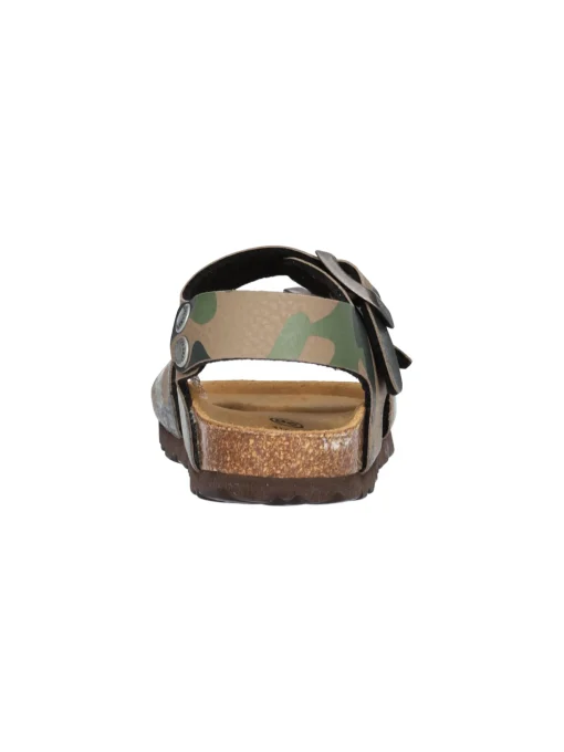 Sandalo Grunland da bambino verde militare