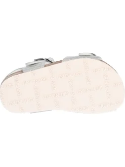 Sandalo Grunland primi passi bambina argento