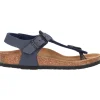 Sandalo infradito Birkenstock Kairo da bambino blu
