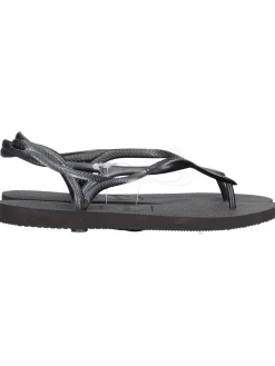 Sandalo infradito Havaianas da donna nero