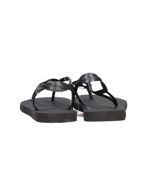 Sandalo infradito Havaianas da donna nero