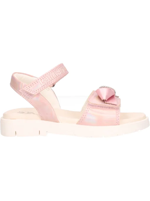 Sandalo Lelli Kelly Micol da bambina rosa metal