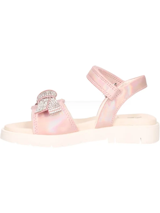 Sandalo Lelli Kelly Micol da bambina rosa metal