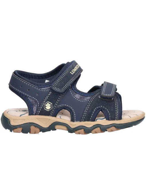 Sandalo Lumberjack Levi da bambino blu