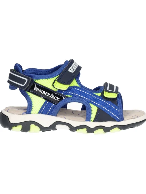 Sandalo Lumberjack Levi da bambino blu
