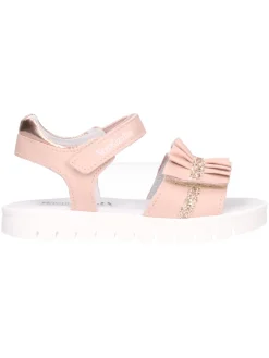 Sandalo Nero Giardini da bambina rosa
