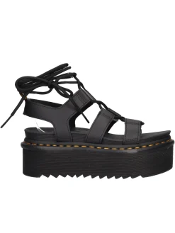 Sandalo platform alla schiava Dr Martens Nartilla XL Athena da donna nero