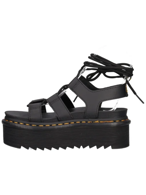 Sandalo platform alla schiava Dr Martens Nartilla XL Athena da donna nero