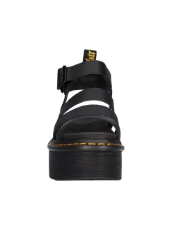 Sandalo platform Dr Martens Blaire Quad da donna nero