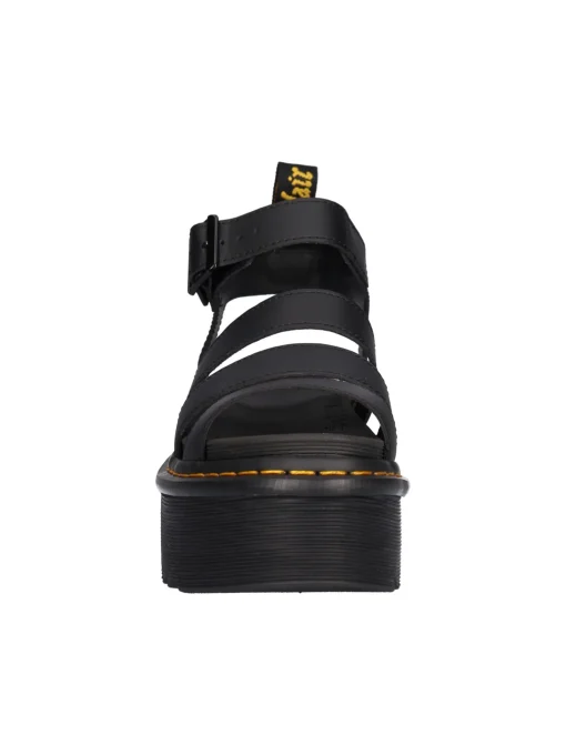 Sandalo platform Dr Martens Blaire Quad da donna nero
