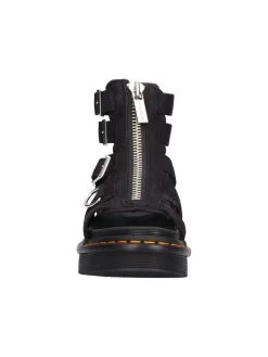 Sandalo platform Dr Martens Olson da donna nero