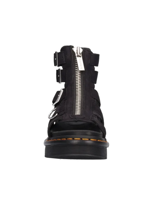 Sandalo platform Dr Martens Olson da donna nero