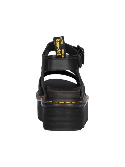 Sandalo platform Dr Martens Blaire Quad da donna nero