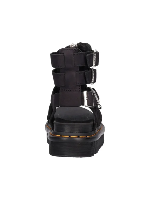 Sandalo platform Dr Martens Olson da donna nero