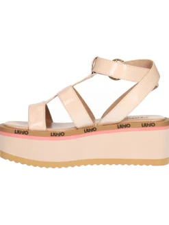 Sandalo platform Liu Jo Aba 09 da donna rosa