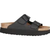 Sandalo platform vegano Papillio by Birkenstock Arizona da donna nero