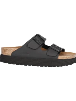 Sandalo platform vegano Papillio by Birkenstock Arizona da donna nero